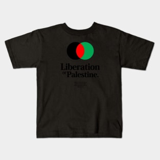 Liberation Of Palestine Kids T-Shirt